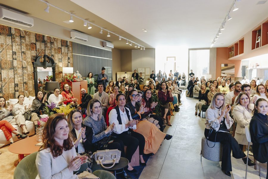  Convidados durante o talk de Lucila Turqueto, do Casa de Valentina  