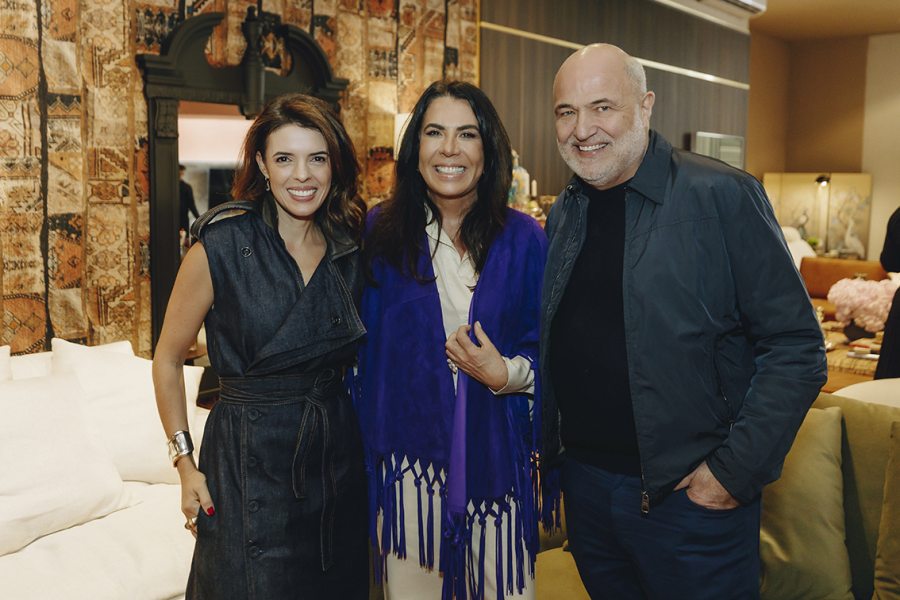 Lucila Turqueto, do Casa de Valentina, Márcia Almeida, proprietária da Villa Batel e Jayme Bernardo