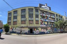 O edifício original, construído em 1959.
