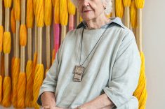 A artista, hoje com 91 anos, levou os princípios da tecelagem para o território da arte contemporânea.