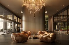 O projeto une o charme do Art Déco ao design contemporâneo, com um novo conceito de luxo, hospitalidade e conveniência.