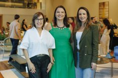 Maristella Fischer, Luize Bussi e Camila Bigolin.