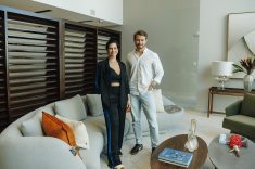 Thalita Peron (bo. arch studio) e Hugo Freire (Estúdio Hugo Freire).