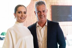 Rafaella Gongra e o pai, Giovani.